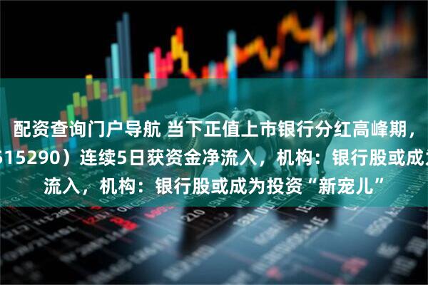 配资查询门户导航 当下正值上市银行分红高峰期，银行ETF天弘（515290）连续5日获资金净流入，机构：银行股或成为投资“新宠儿”