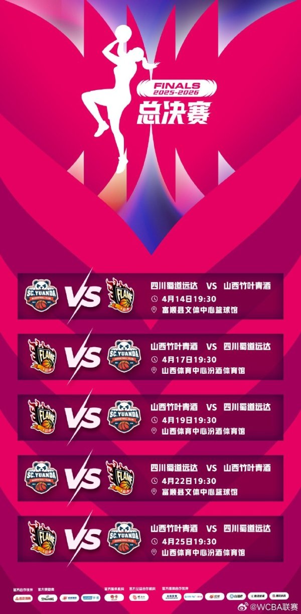 广州股票配资 请查收2025-2026赛季WCBA联赛总决赛赛程安排~